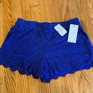 Ella Miss lace crochet shorts